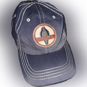 Cobra Medallion Navy Distressed Hat